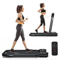 Folding Treadmill with Desk Adjustable Height 2.25HP N66559