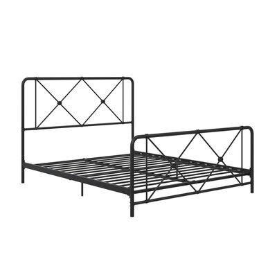Black Queen Platform Bed M401