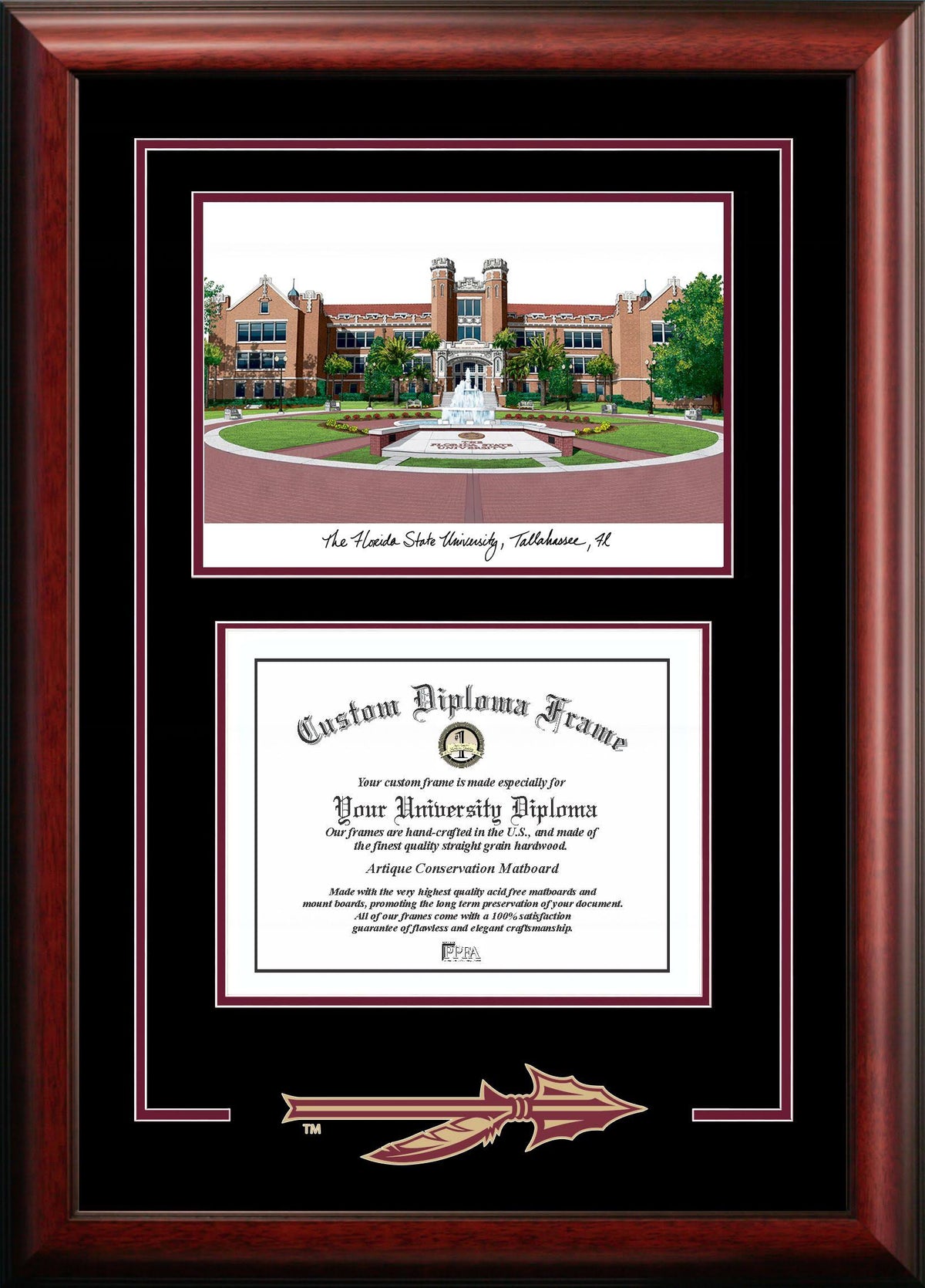 Satin Mahogany Diploma Frame W494063