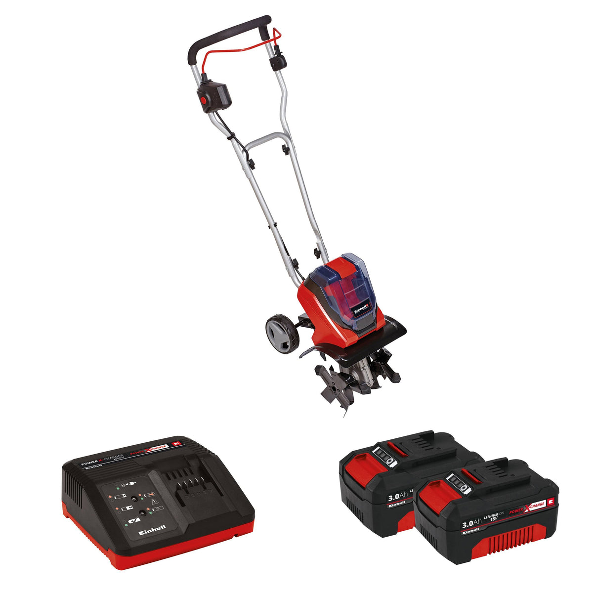 Cordless 8-Inch Tiller with 2X 3.0-Ah Battery and Fast Charger G886962