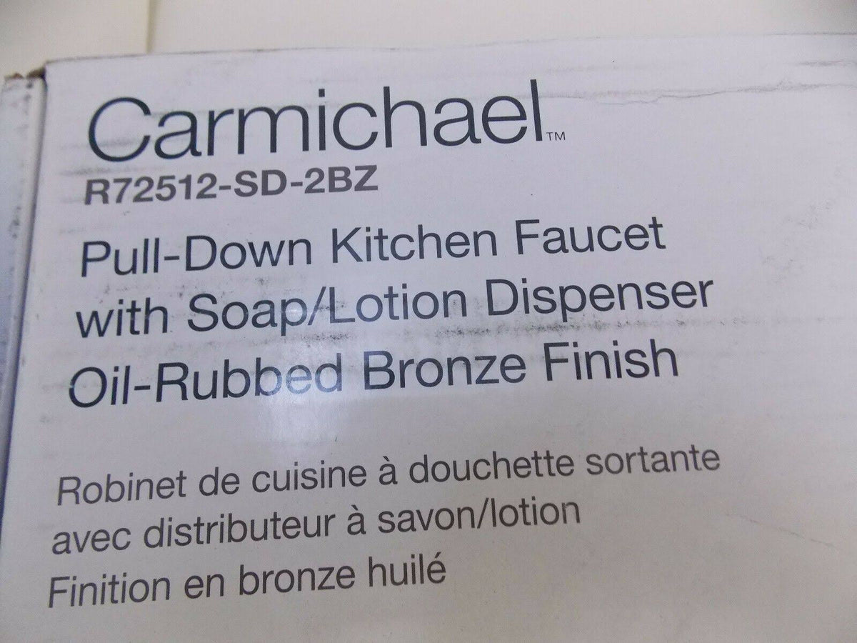 Oil Rubbed Bronze Pull-Down Kitchen Faucet W193