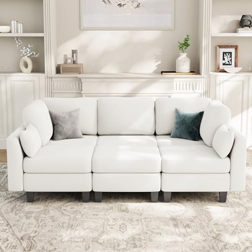 Dark Grey 6 Seaters Modular Sleeper Sofa I280
