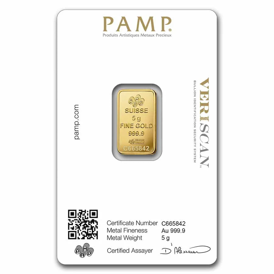 5 gram Gold Bar K798