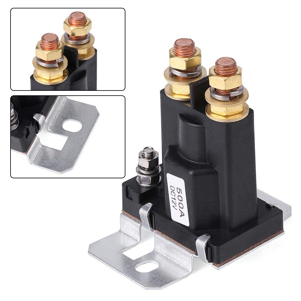 Pack of 2 12V 500A Solenoid Relay 4 Pin SPST F7242