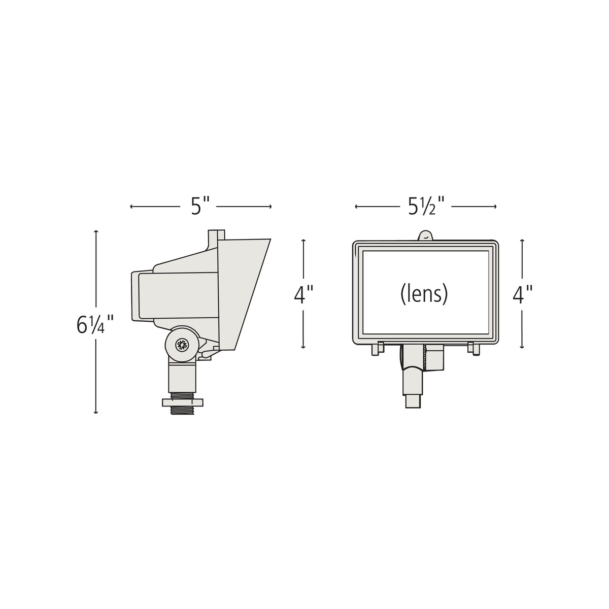 Bronze Flood Light V501