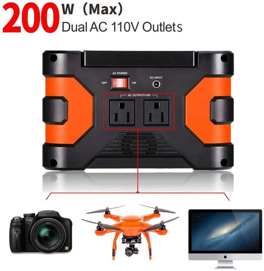 200W Peak Power Station 166Wh Backup X250