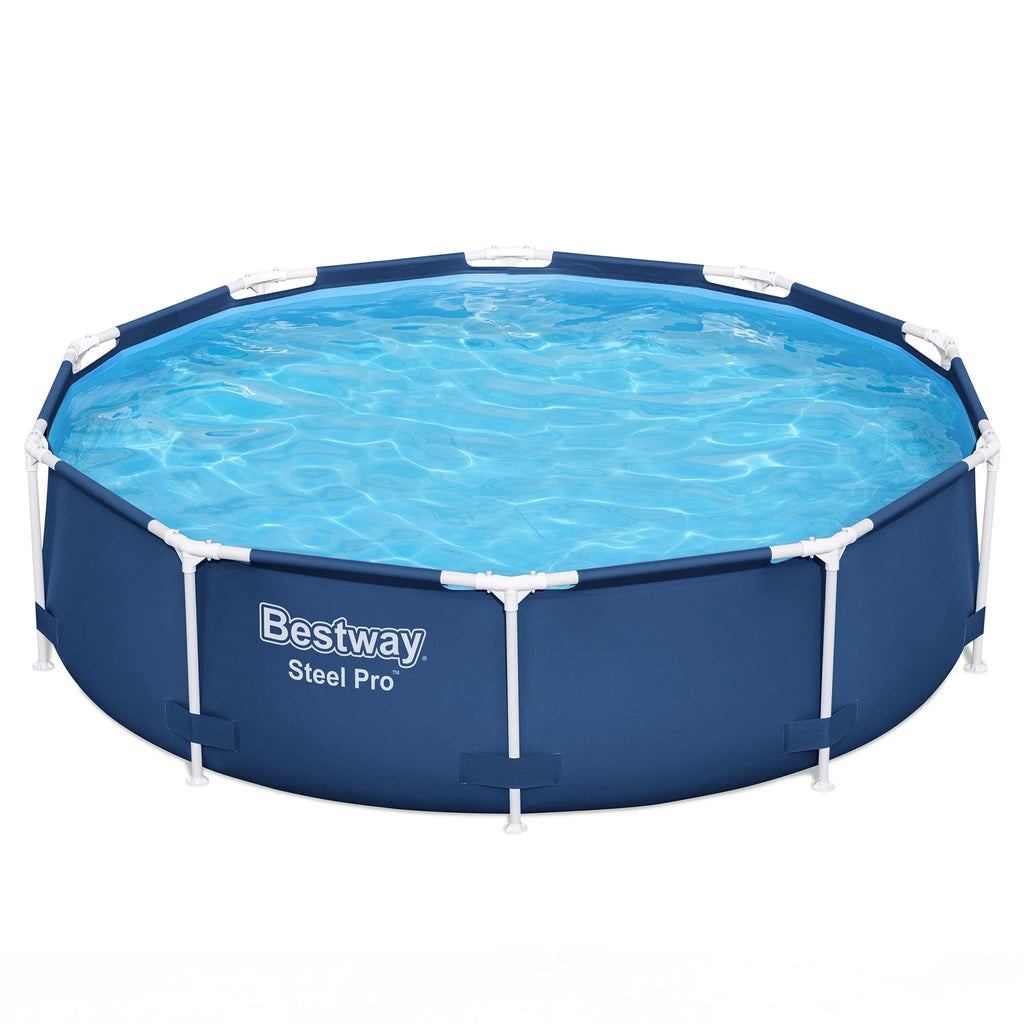 Steel Pro 10' x 30 Above Ground Swimming Pool Set with Filter Pump J269
