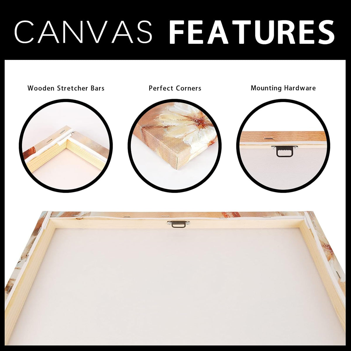 Black White and Purple Canvas Wall Art 16x32inchx3pcs C3008