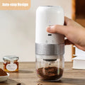 Portable Electric Burr Coffee Grinder 13W 200ml USB Rechargeable Adjustable Cordless P200