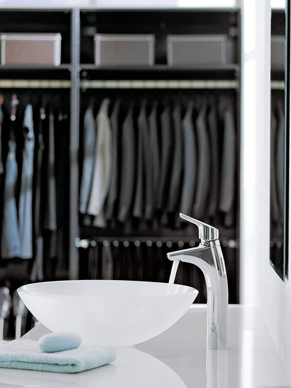Single Handle Chrome Bathroom Faucet U74322
