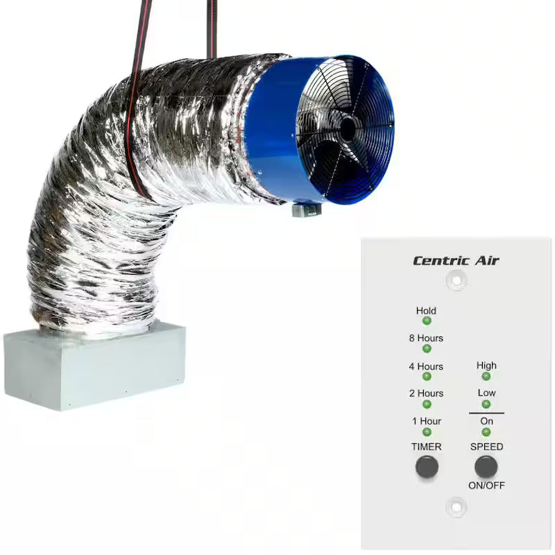 3300 CFM Whole House Fan with 2-Speed Wall Switch N15416