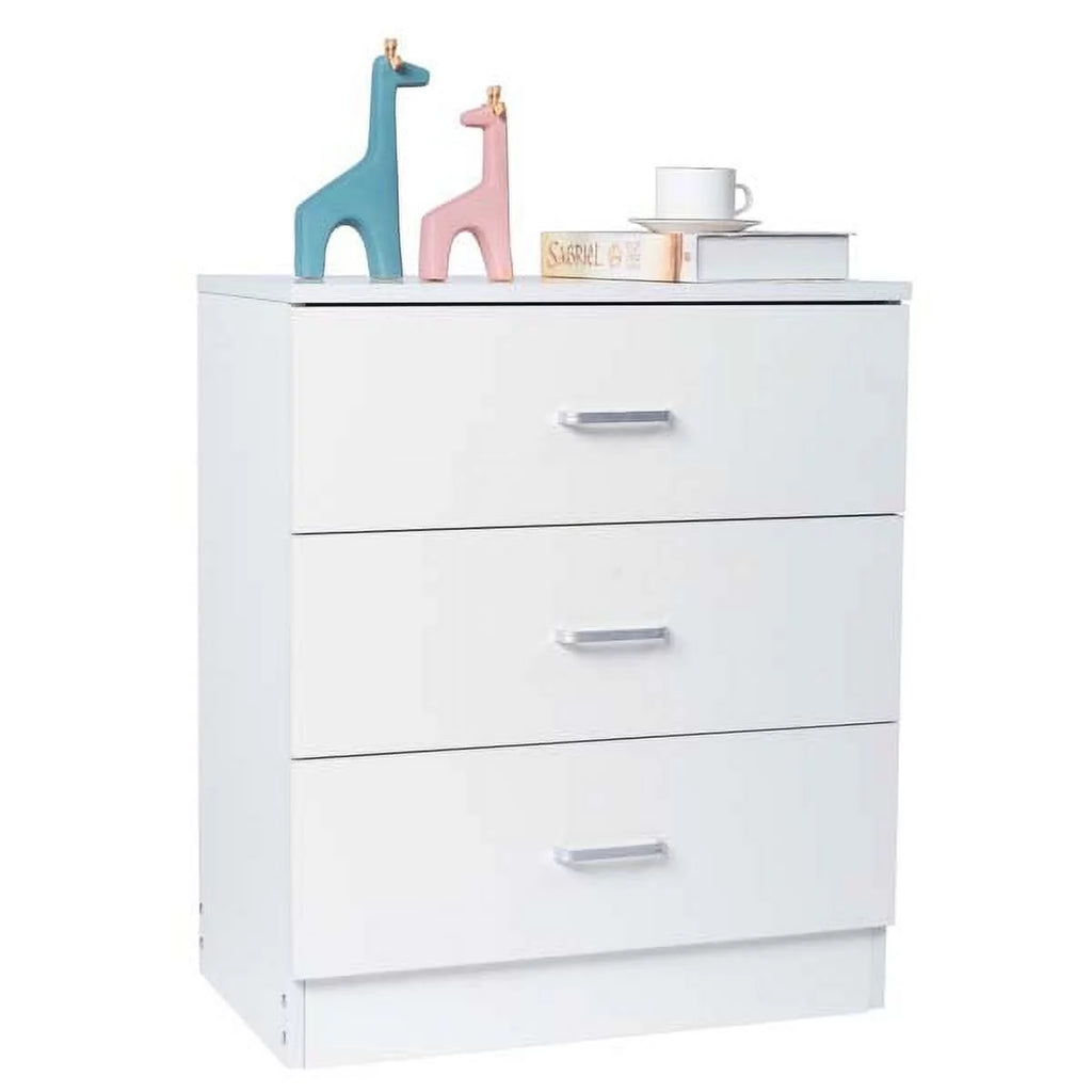 White 3-Drawer Dresser D103