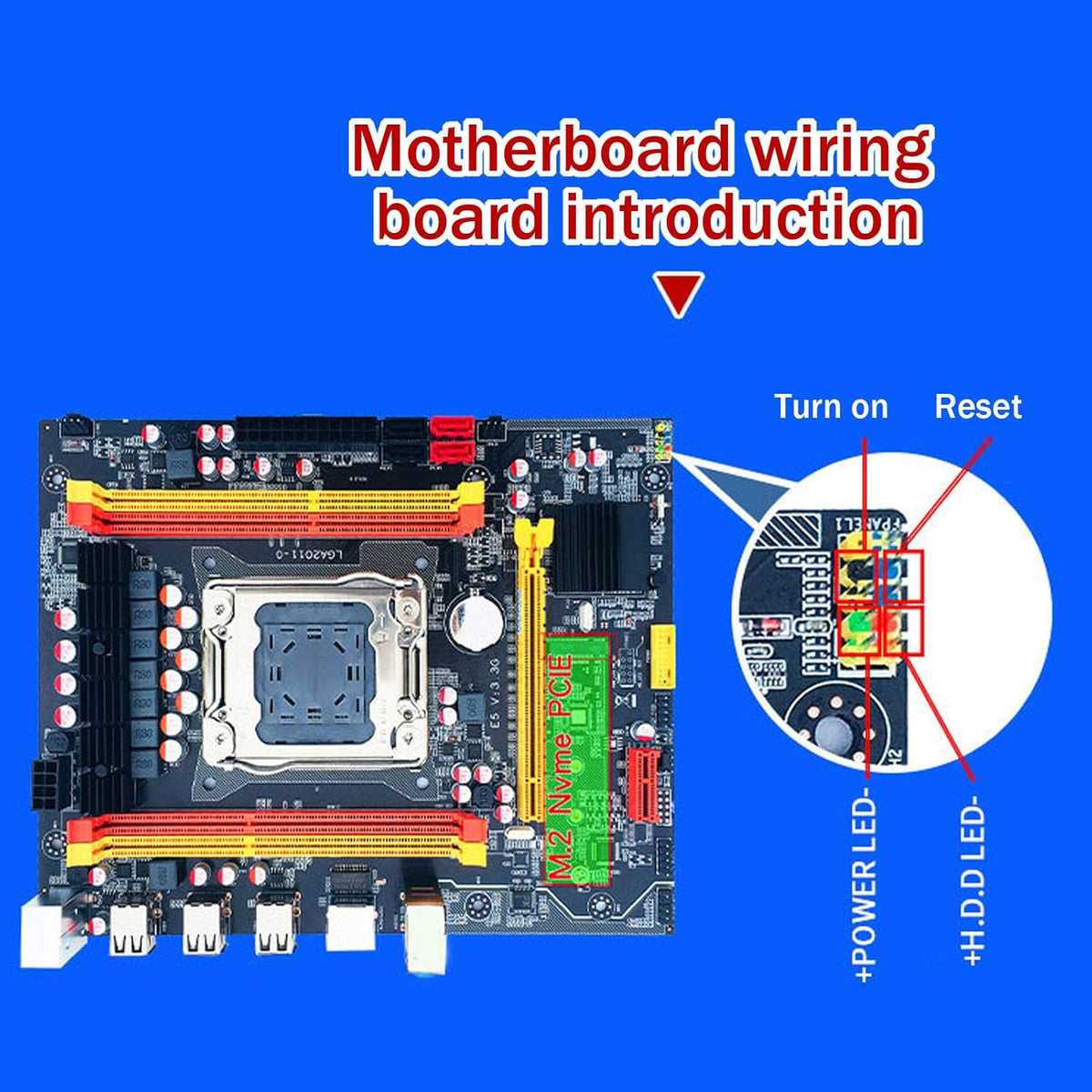 Gaming Motherboard with Indicator Light, DDR3 Memory, Support M.2 Hard Drives P795764
