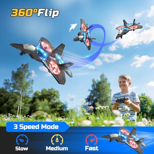 Remote Control Foam Drone RC Airplane with 2 Batteries E248939
