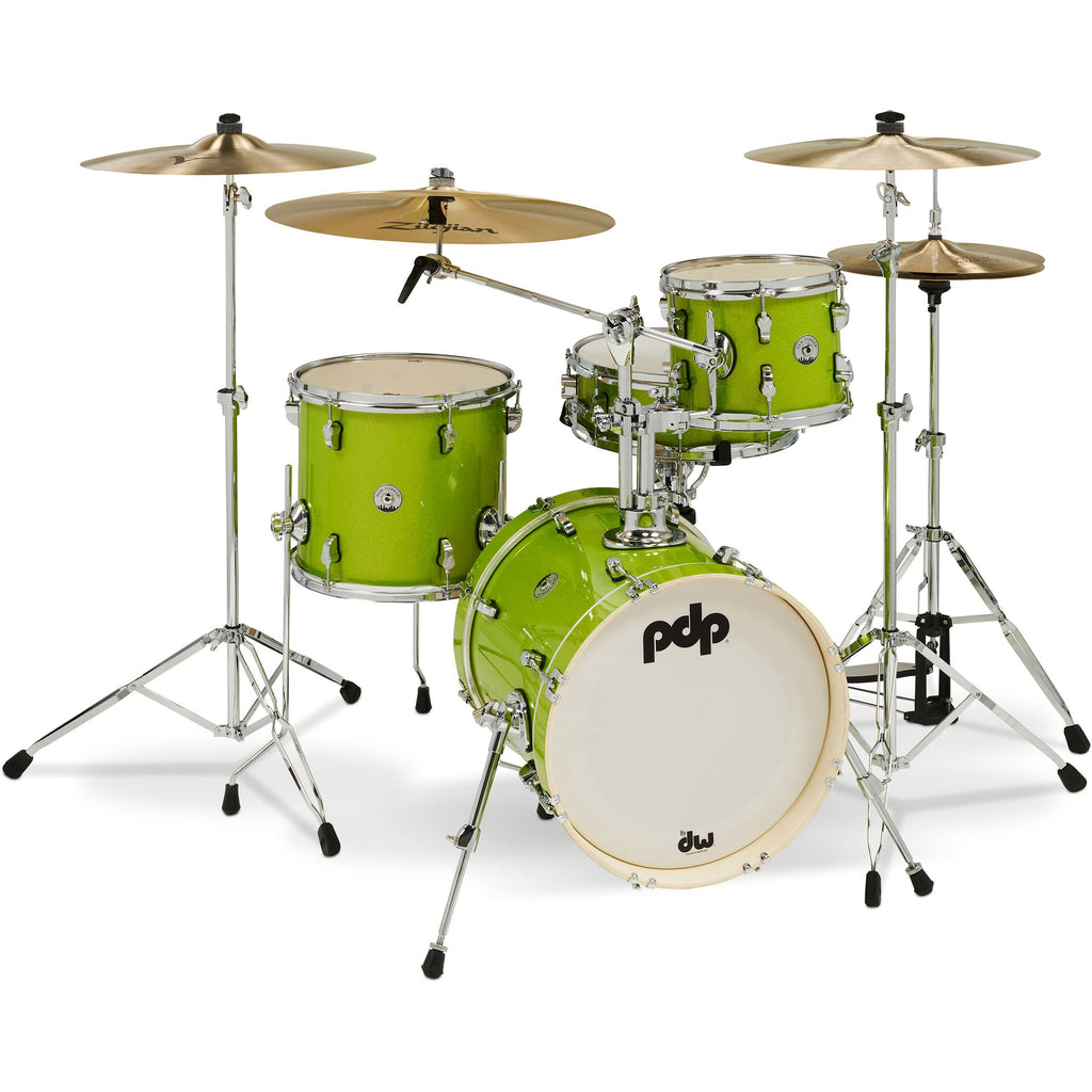 4pc Shell Pack Electric Green Sparkle B8532