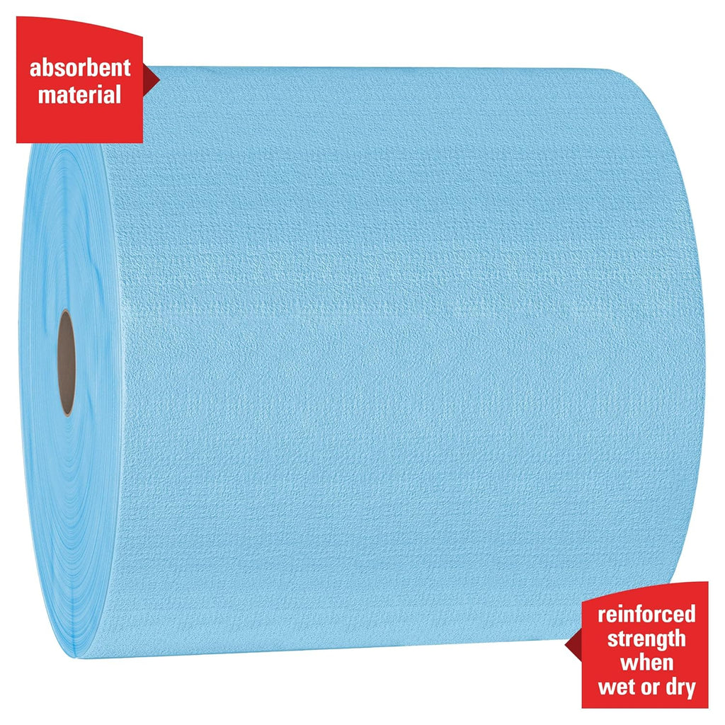 Blue Jumbo Roll Cleaning Cloths, 1,100 Sheets X3615