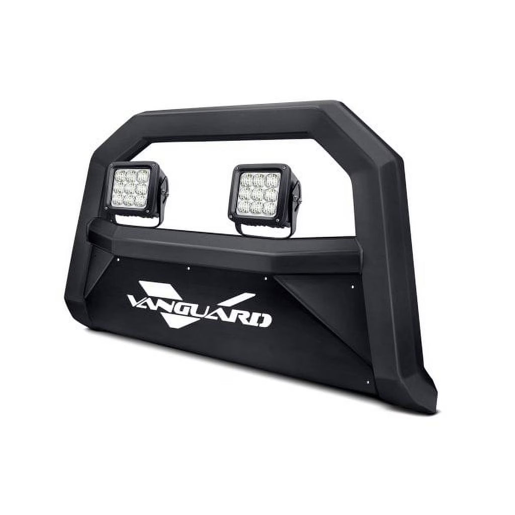 Black Powdercoat Bull Bar with 4.5in Cube LED Kit C163