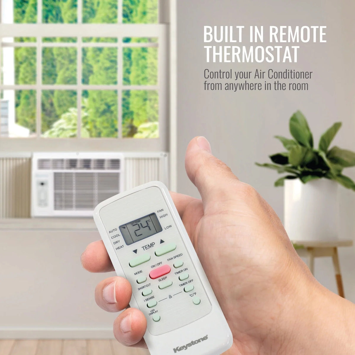 6,000 BTU 115-Volt White Window Air Conditioner R771