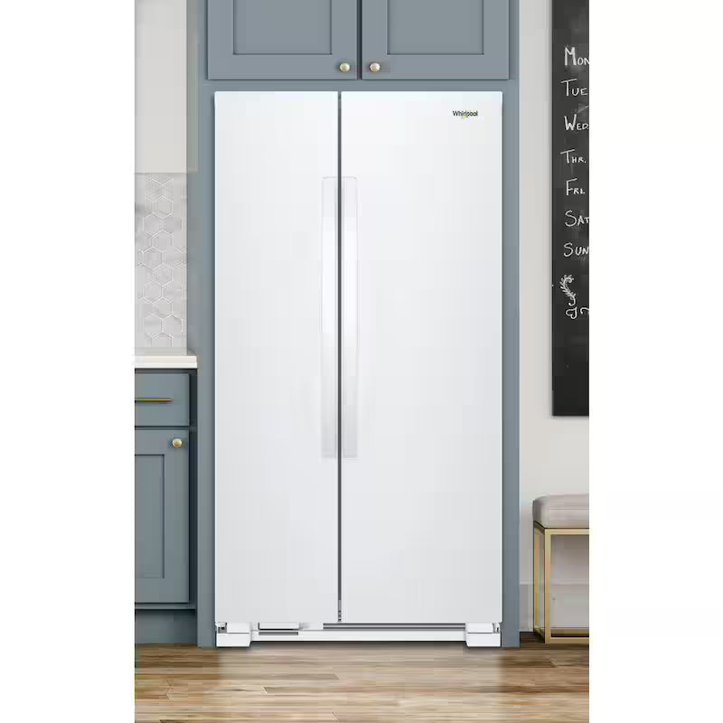 White 25 cu. ft. Side by Side Refrigerator M344