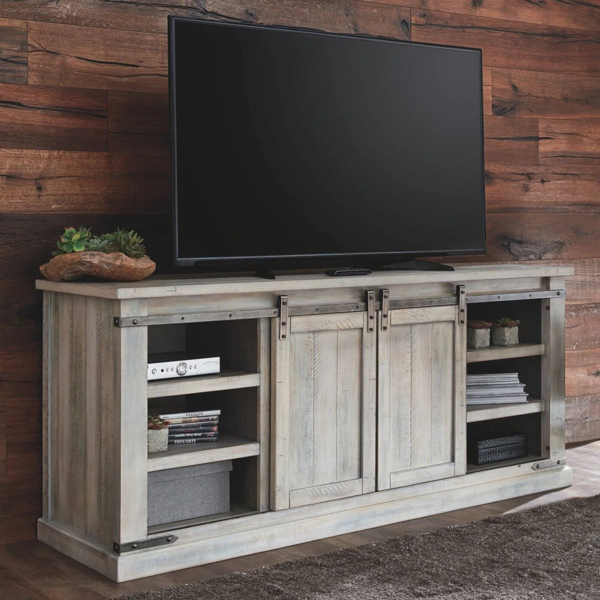 Whitewash TV Stand L788853