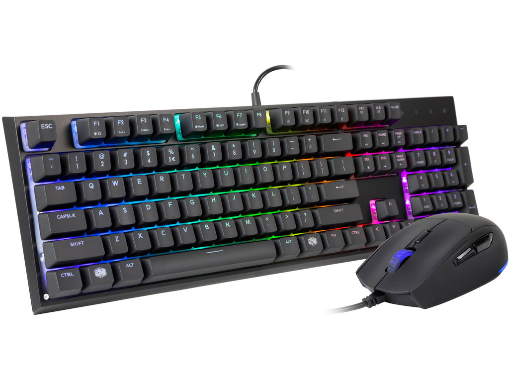 Black USB Mechanical Keyboard and Mouse Combo E117993