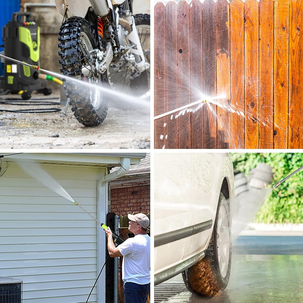 3000PSI Electric Pressure Washer with 4 Quick Connect Nozzles Y6241