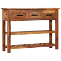 Solid Acacia Wood Sideboard with 3 Drawers Z47265