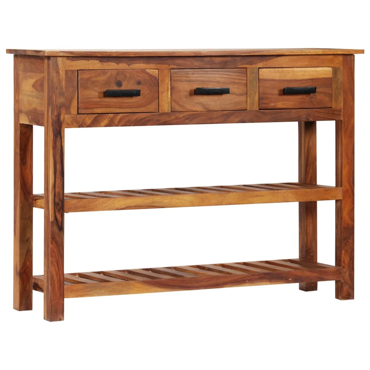 Solid Acacia Wood Sideboard with 3 Drawers Z47265