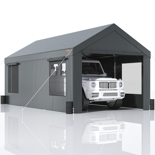 12x20ft Heavy Duty Carport with Removable Sidewalls G325062