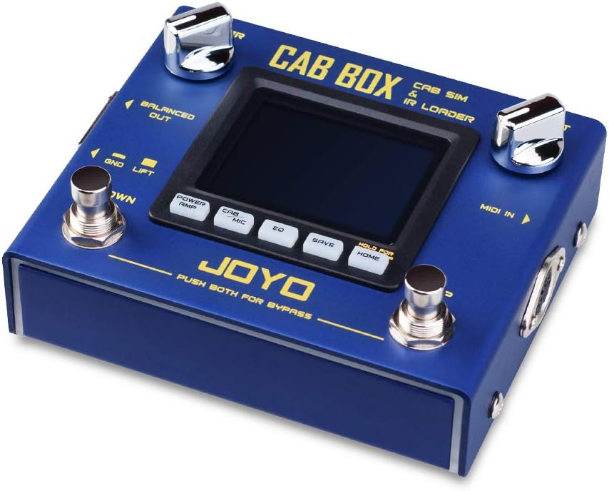 Electric Guitar & Bass Effect Pedal with Cabinet Modeling and Amp Simulator Z74115