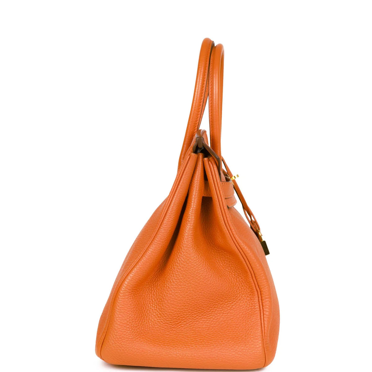 Orange Togo Leather Handbag V757