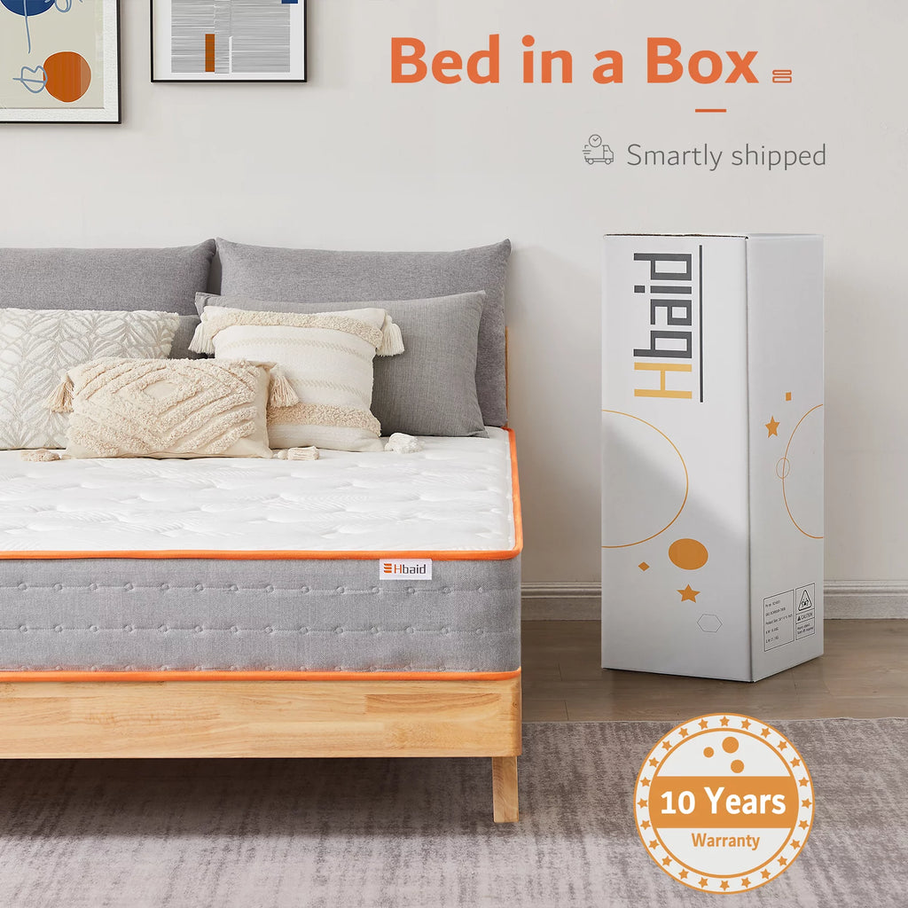 Twin Cooling Gel Memory Foam Hybrid Mattress N2805