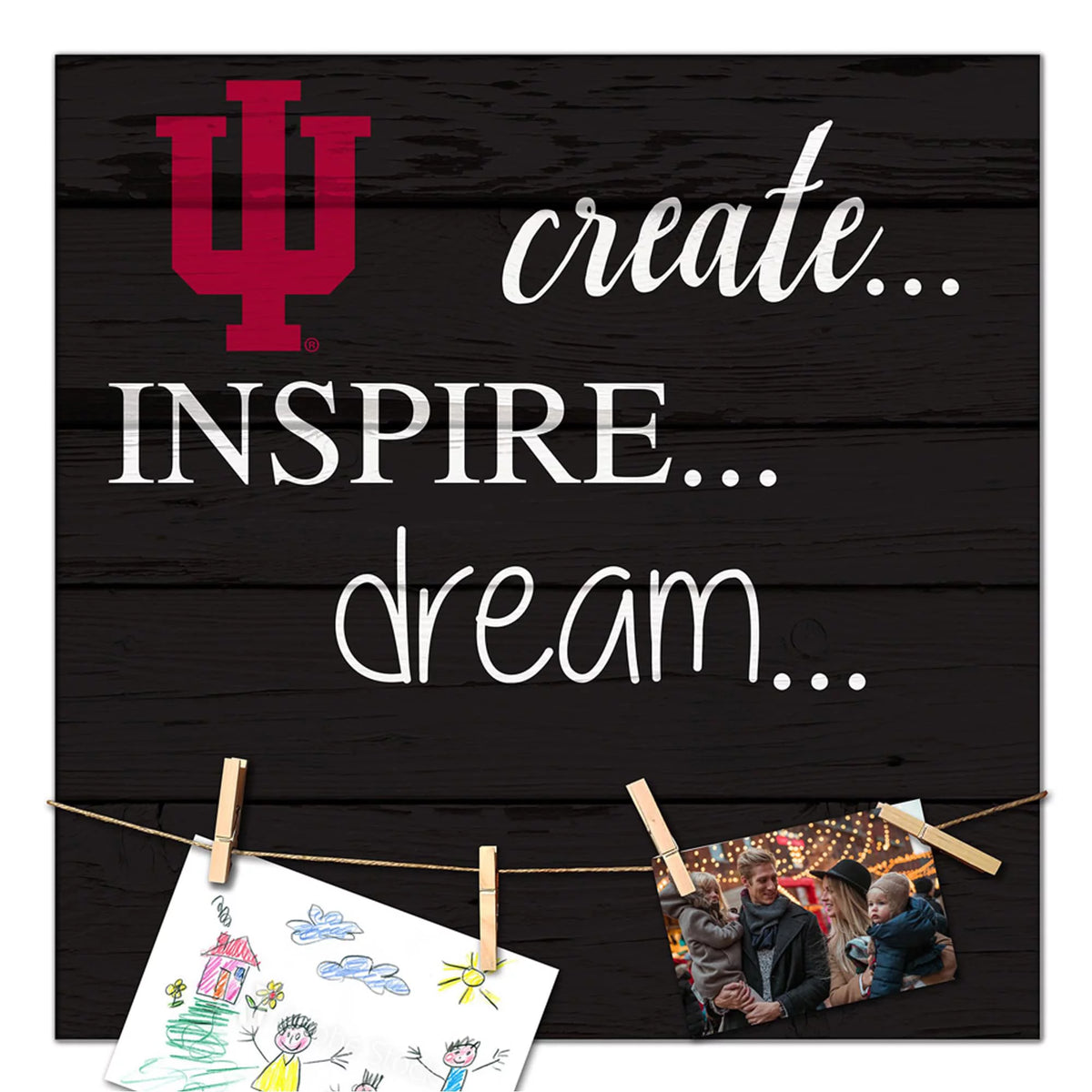 Indiana Hoosiers 18'' x 18'' Sign K851