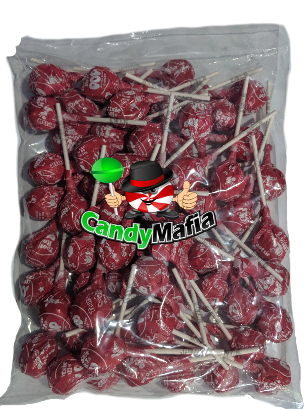 Red Raspberry Tootsie Pops 60 pops P389136