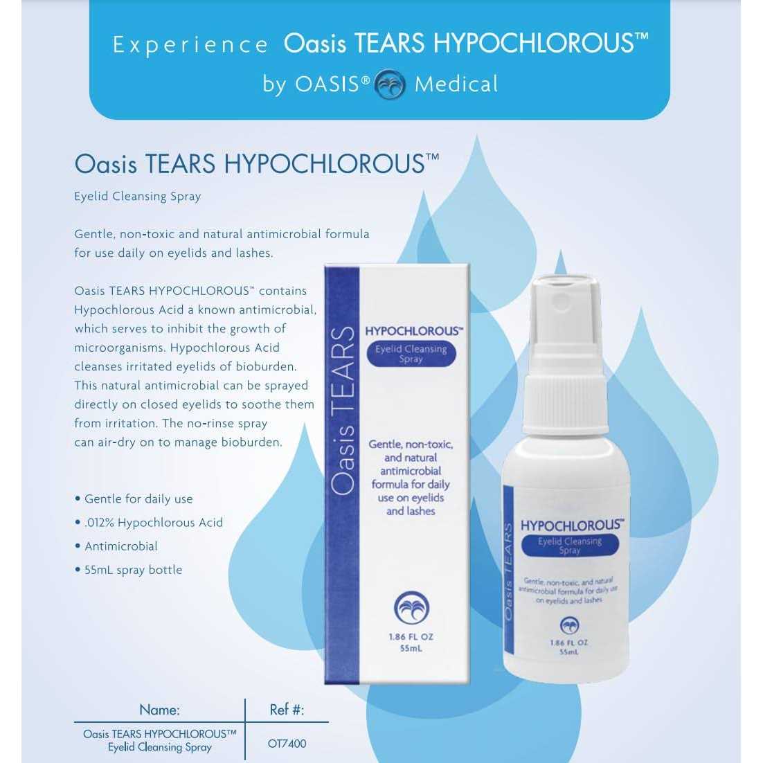 Hypochlorous Eyelid Cleansing Spray Y20175