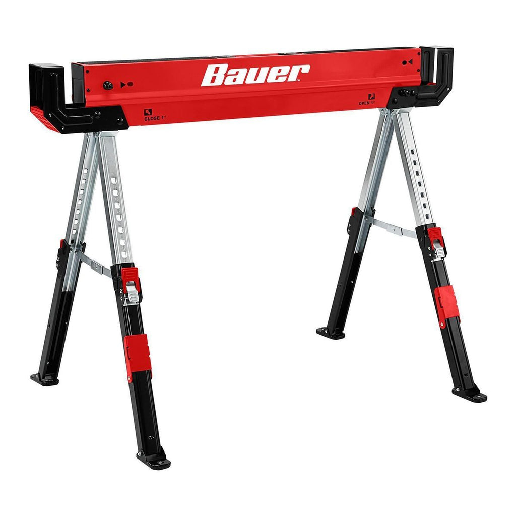 32 in. Steel Adjustable Sawhorse, 1300 lb. Capacity F126