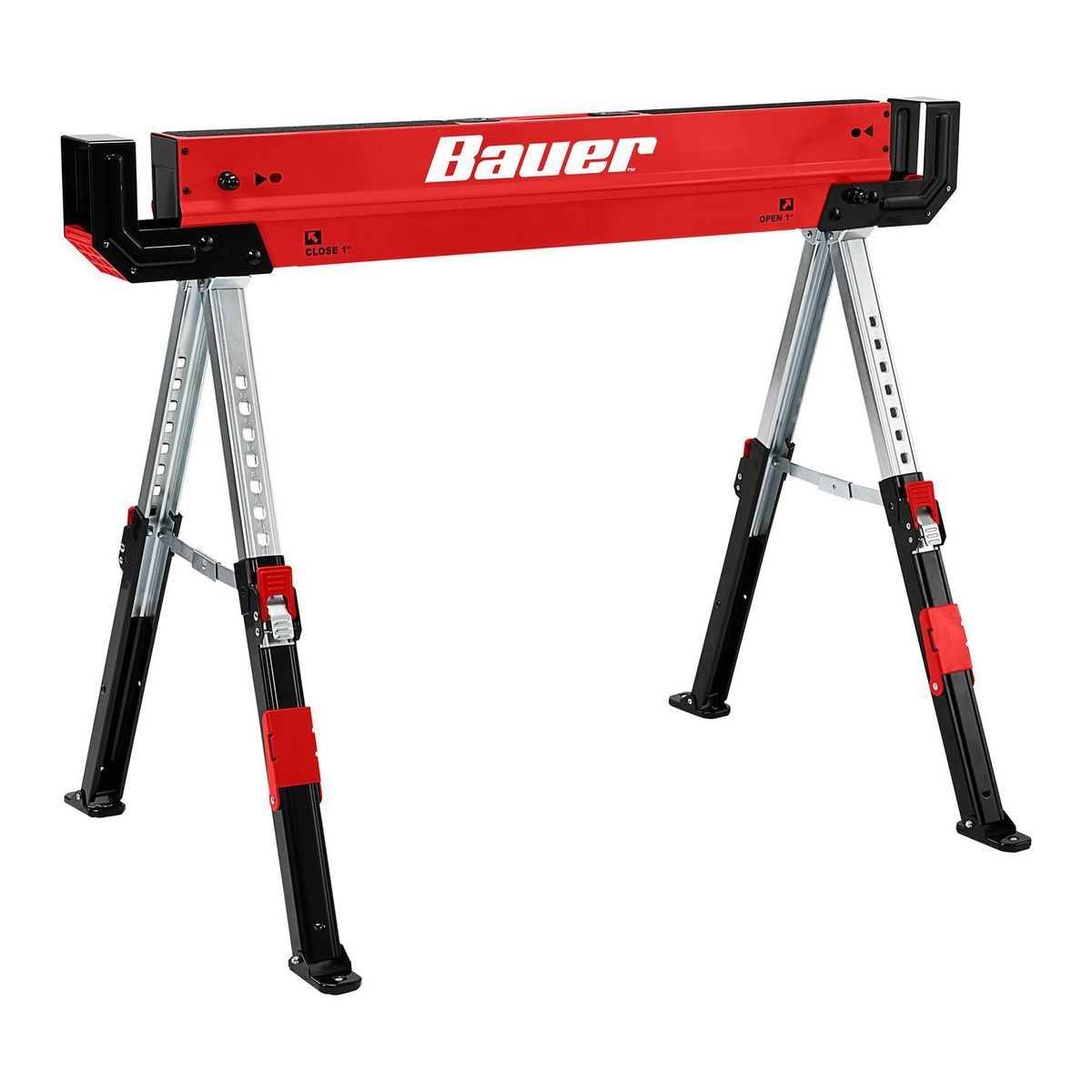 32 in. Steel Adjustable Sawhorse, 1300 lb. Capacity F126