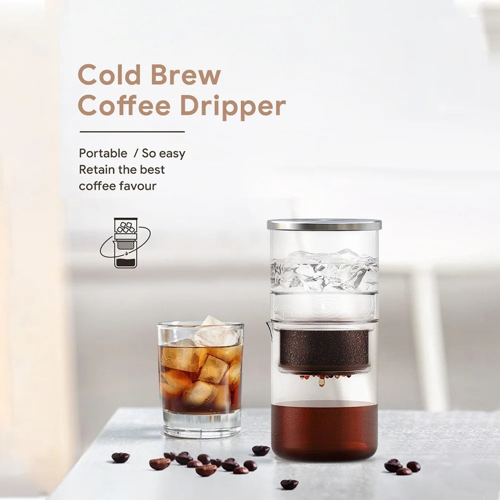 Cold Brew Coffee Maker, Borosilicate Glass Dripper, 300ml G187