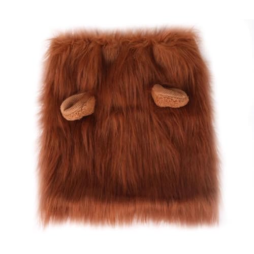 Brown Dog Wig with Ears X692