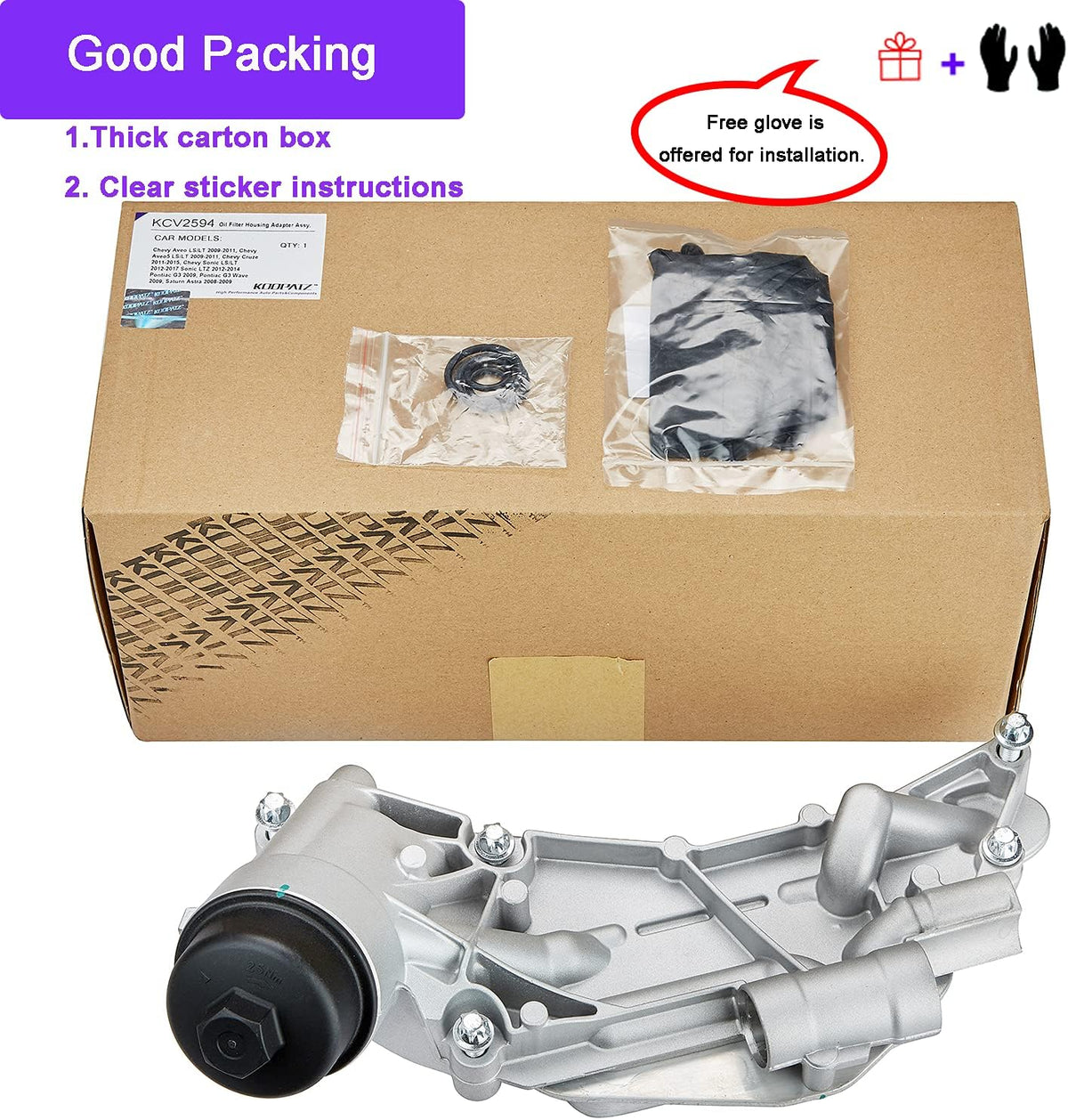 Oil Cooler Replacement Pack of 2 N121